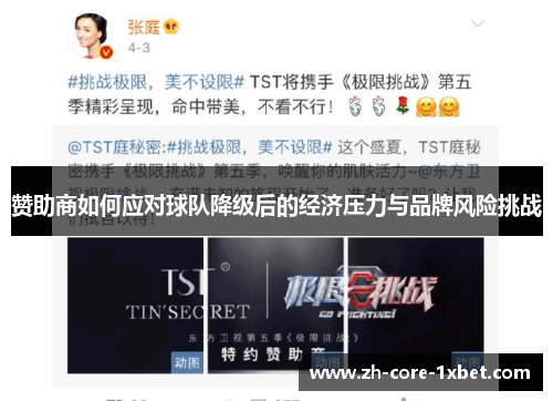 赞助商如何应对球队降级后的经济压力与品牌风险挑战